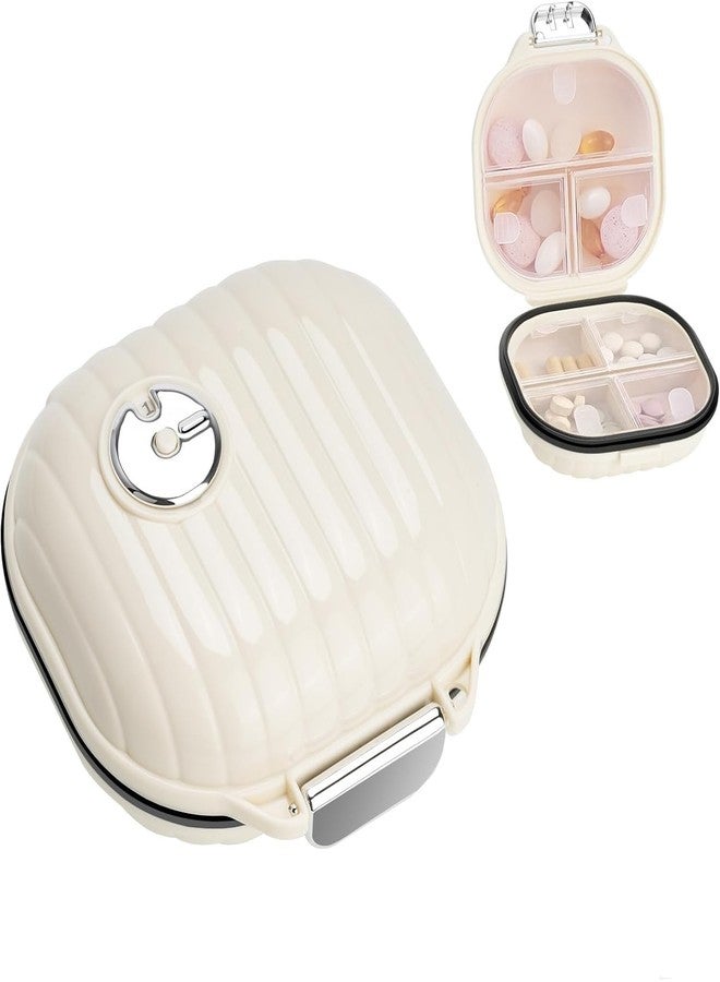 ARLICODECK Travel Pill Organizer,Small 7-Compartment Pill Box for Vitamins & Medications, Compact Medicine Case for Pocket or PursePortable Pill Box 7 Day Moisture Proof Daily Medicine Vitamin - Image 1